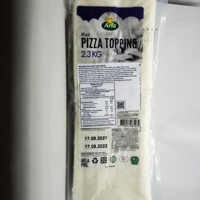 

Mozzarella Cheese Block 2,3kg