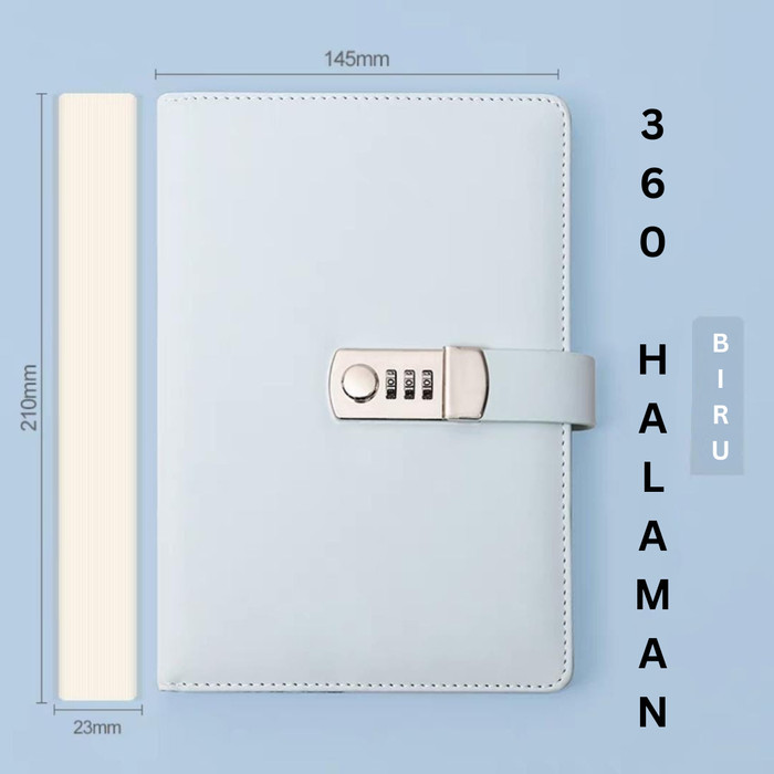 

Notebook Password Lock/Buku Note Password/Notebook astetik (360 lmbr)