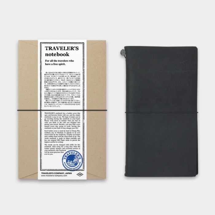 

Midori Traveler Notebook Regular Size Black
