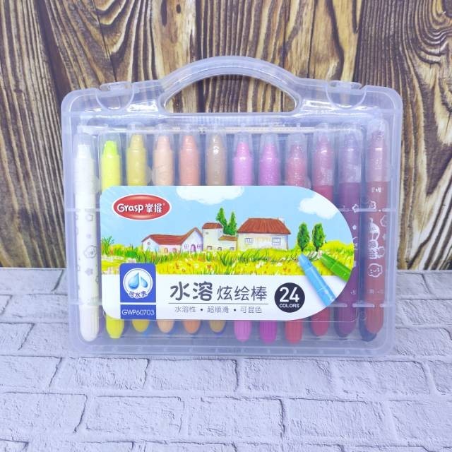 

Crayon 24 warna GRASP mata SEDANG