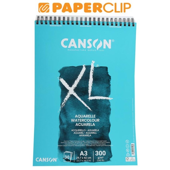 

WATERCOLOR PAD CANSON XL 300G A3 AQUARELLE 400039171CN