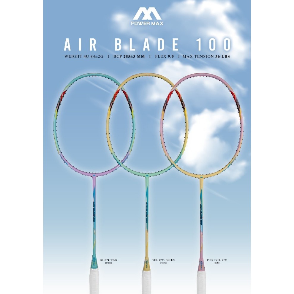 RAKET BADMINTON POWERMAX EVO 10 II IMPORT NEW SALE