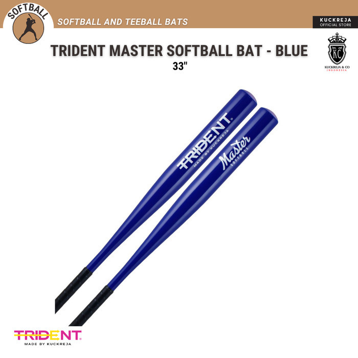 Trident Master Softball Bat - Blue (33")