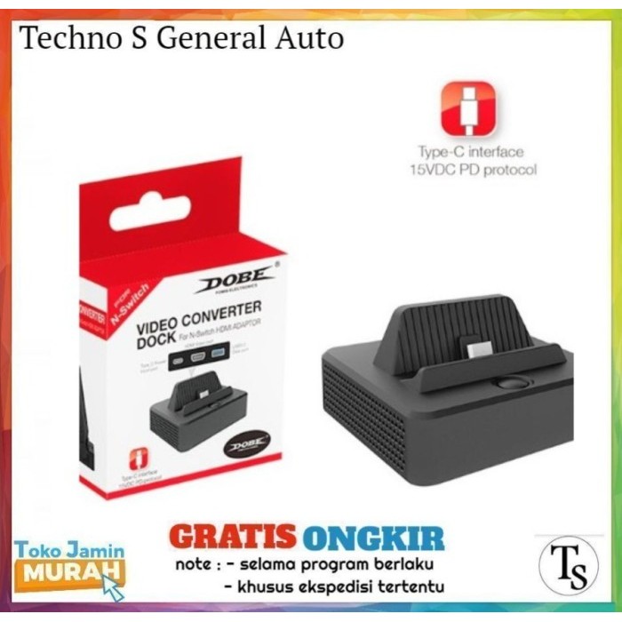 TERBARU Dobe Video Converter Nintendo Switch - Video Converter Dock HDMI Switc