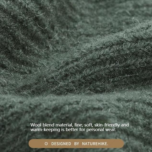 Topi Beanie Naturehie Cnh22Mz001 Double Wool Nitted Hat