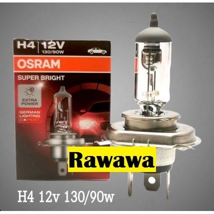 Lampu Bohlam H4 Osram 130 90 130/90 Watt 12V Halogen Utama Depan Mobil Murah