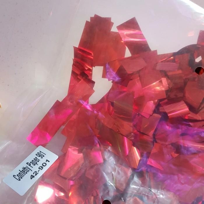 Confetti Paper Red