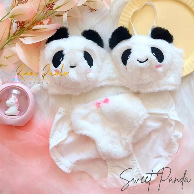 Bra Set Sexy Wanita Bh Fancy Premium Bulu Bulu Lucu Rien Paolo