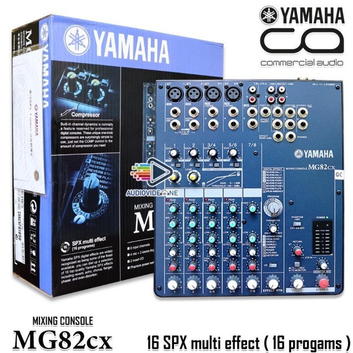 Terlaris Mixer Yamaha Mg82Cx Mikser Audio 8 Chanel 16 Efek Vokal Bisa
