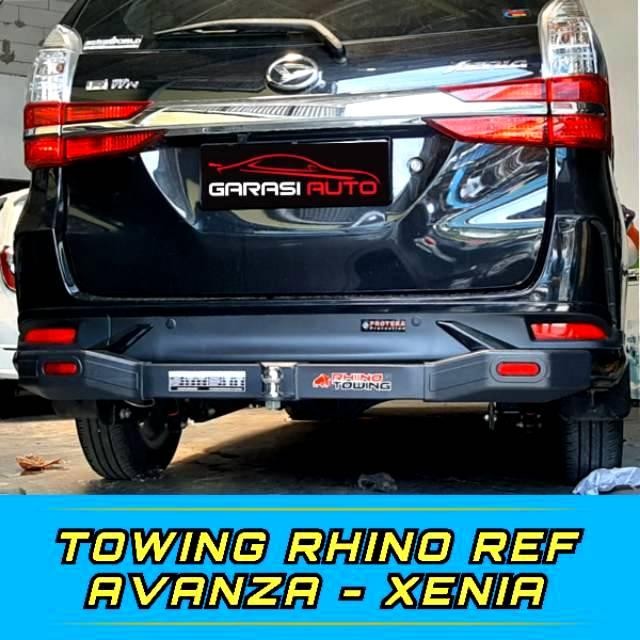 Tanduk Belakang Towing Bar Mobil Avanza Xenia Original Bumper Guard Rhino Besi Tebal - High Quality