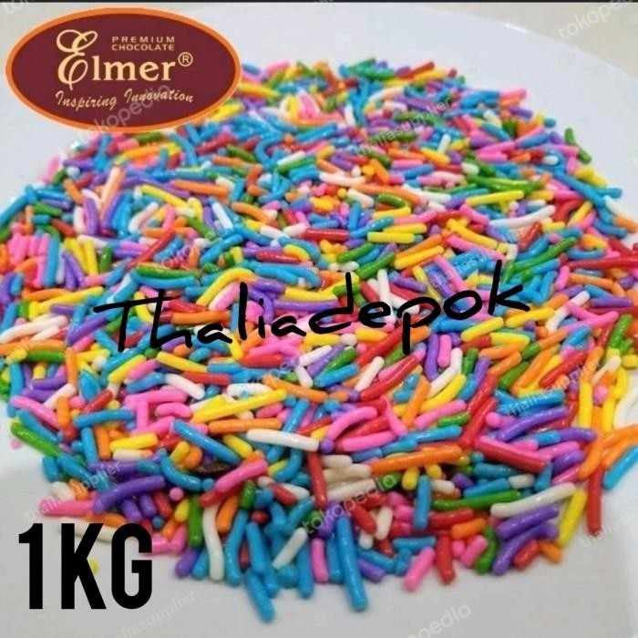 

Elmer Mesis Warna Warni/Rainbow 1Kg Ecer, Enak & Tidak Ngendal Dilidah