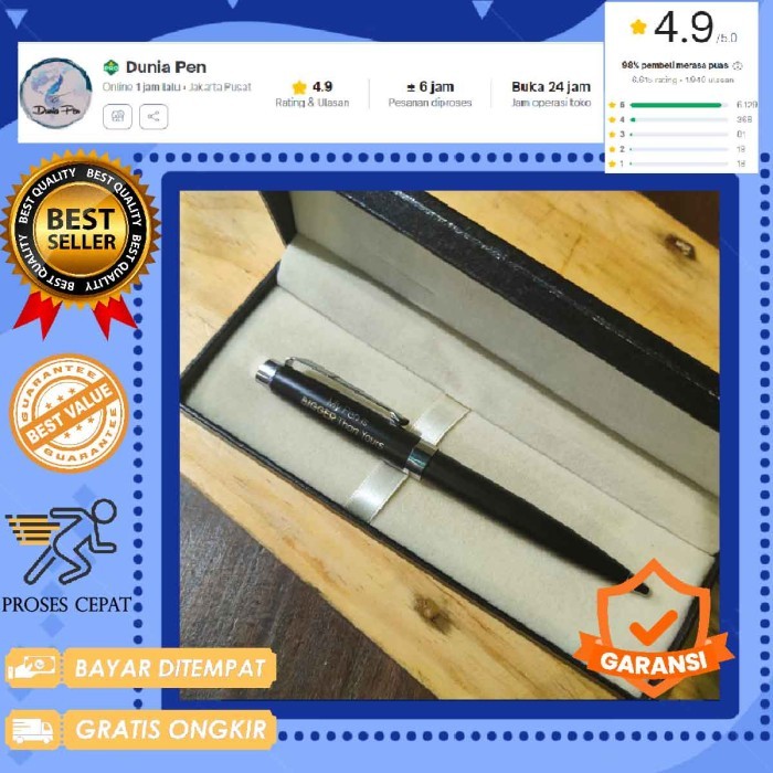 

Pulpen Metal Bp317 Free Grafir Nama + Gratis Box Ekslusif