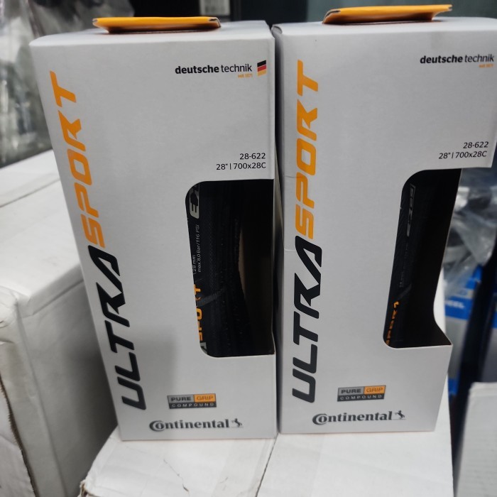 BAN LUAR SEPEDA ROADBIKE CONTINENTAL ULTRA SPORT III 700X28C HITAM Ultrasport