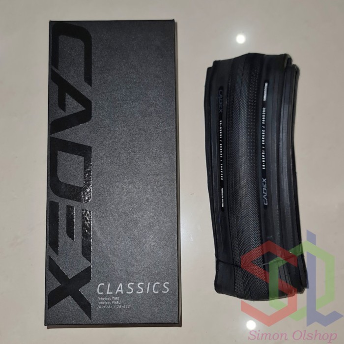 Ban Luar Giant Cadex Classics Tubeless Ready Hookless 700x28C