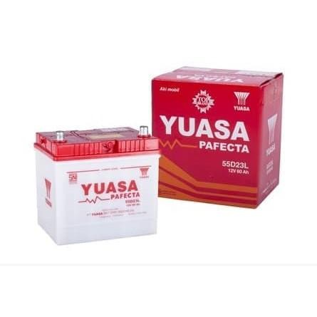 Aki Basah Yuasa Pafecta 55D23L 12V 60 Ampere Ah - Accu Mobil Escudo Vitara Innova Fortuner Dsb