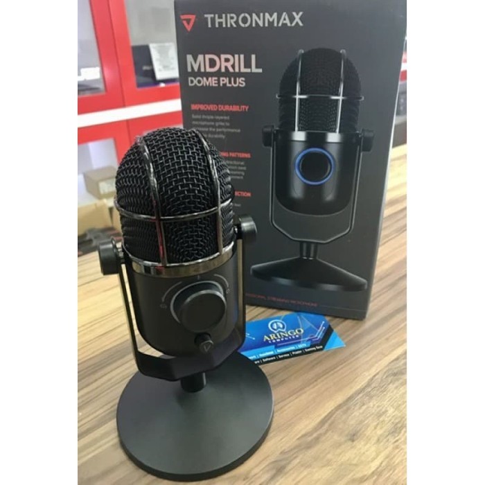 Accessories Rexus Microphone Condenser Thronmax Mdrill Dome Plus