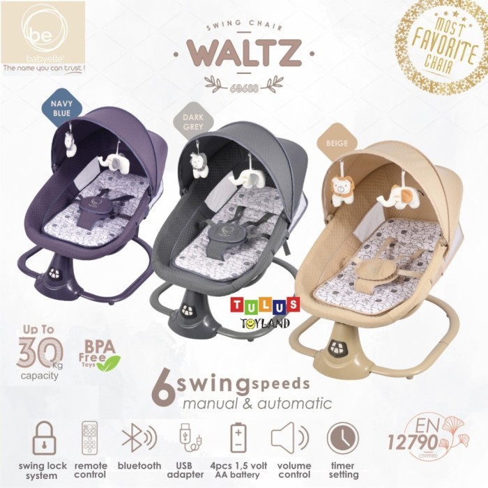 Babyelle Waltz Bouncer Rocker Ayunan Bayi Otomatis Baby Swing Makassar Langsung Kirim