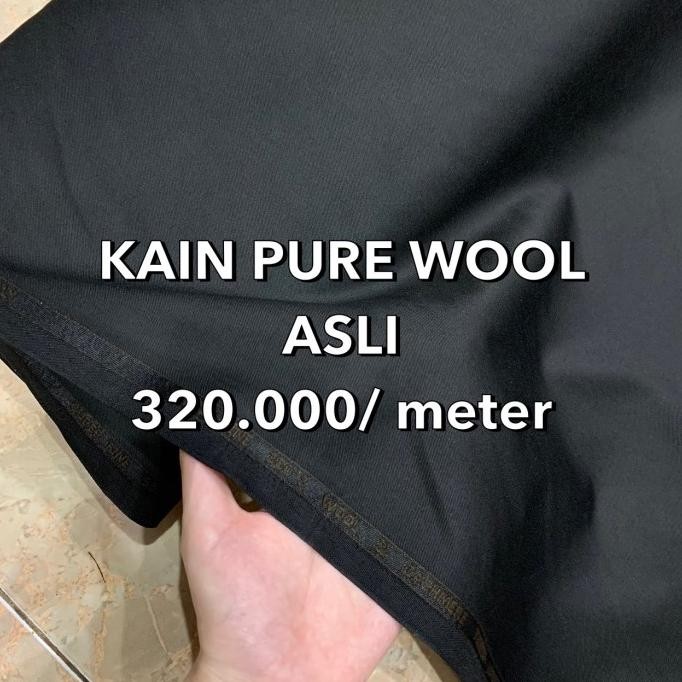 Ready Bahan Kain Pure Wool Asli Jas dan Celana/Kain Wool Asli (PER 10 cm)