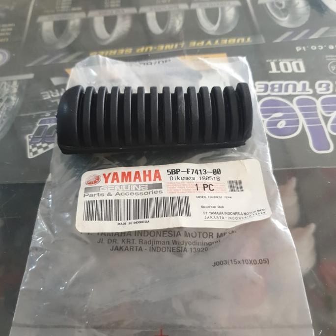 Best Seller Karet Footstep Depan / Belakang Scorpio Vixion Kanan Ori Yamaha