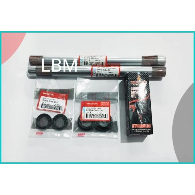 PAKET AS SHOCK DEPAN SEAL DAN OLI SHOCK BEAT STREET SPACY FI BEAT ESP