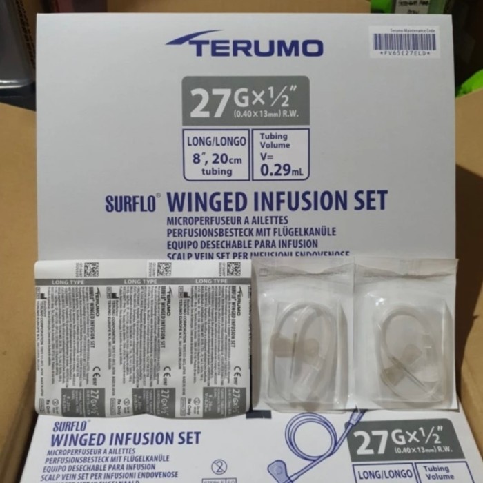 Wing 27 Terumo / Wing Needle 27G Terumo / Winged Infusion Set Terumo Murah
