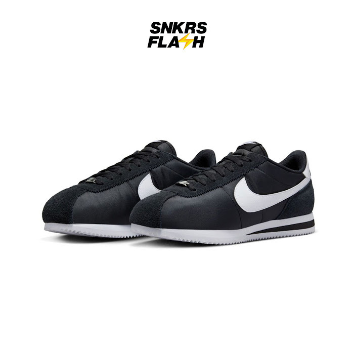 NIKE Cortez Textile Black White Sepatu Sneakers Pria - HF0263001 - Size 46