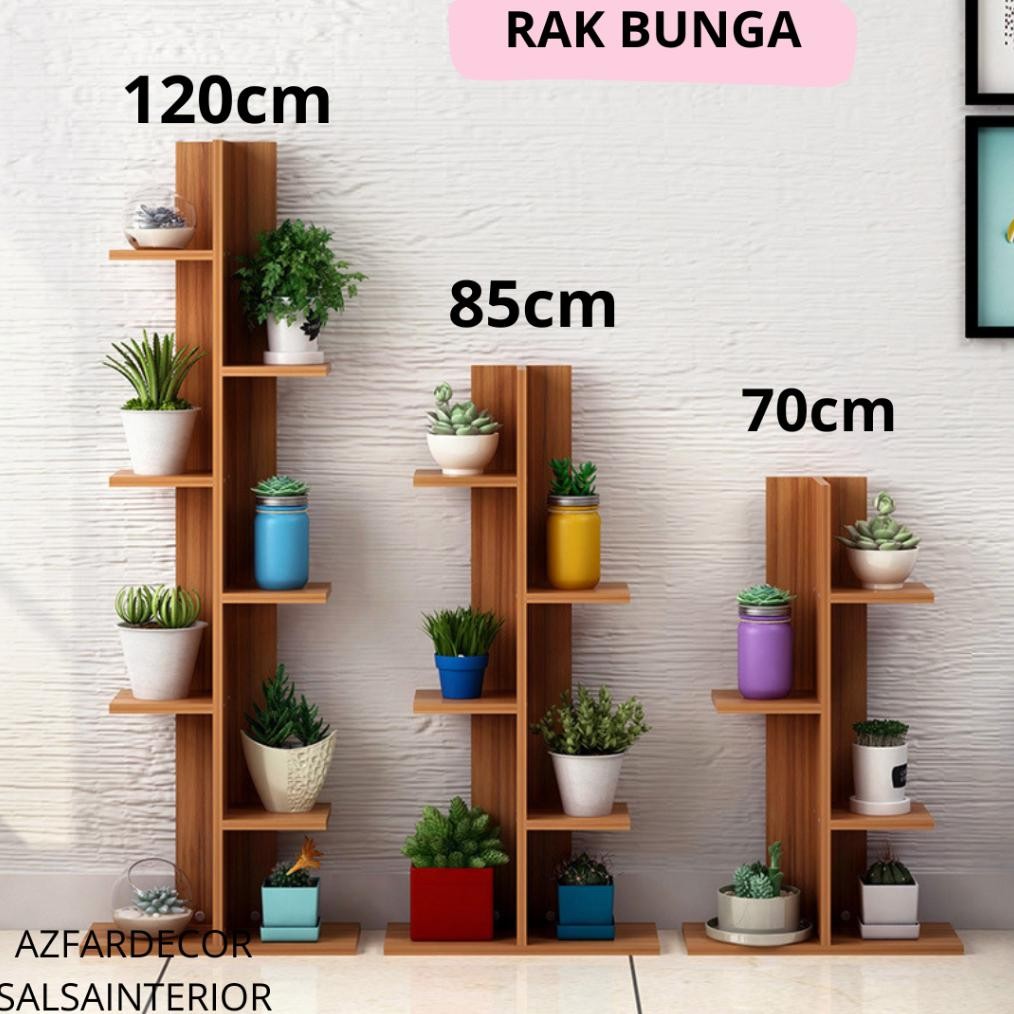 RAK BUNGA SUDUT RUANG TAMU RAK STANDING POT