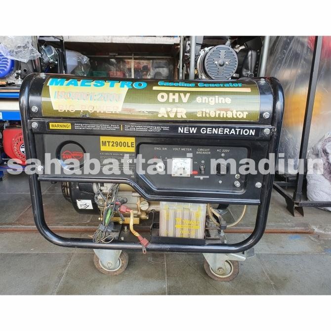 >>>>>] Mesin Genset Maestro MT2900LE Starter (Output 1200 Watt)