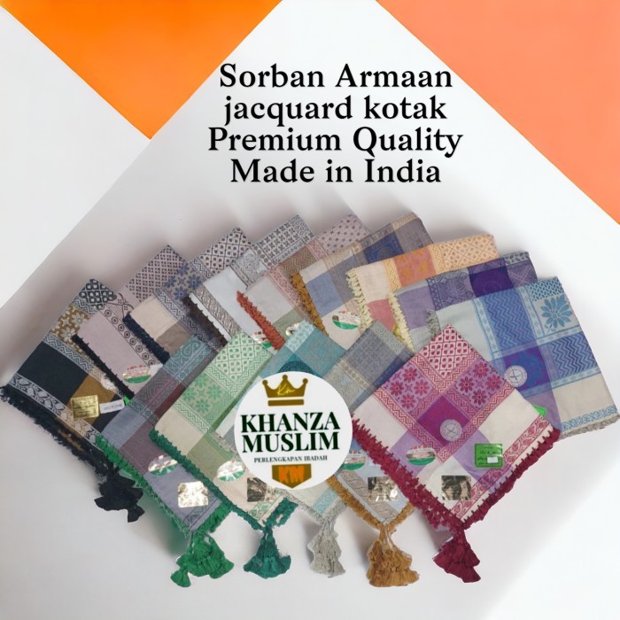 TERBARU SORBAN KONCER MOTIF TIMBUL SURBAN AL SHAFEDA SILK
