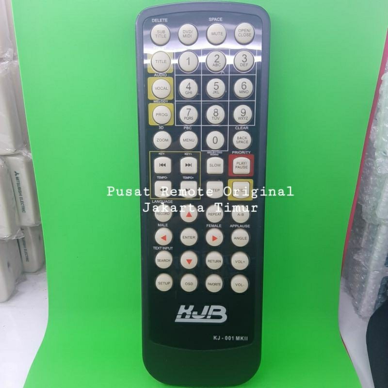 REMOTE REMOT DVD KARAOKE KJB KJ-001 MKII ORIGINAL
