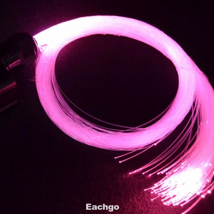 Murah DIY lampu fiber optic PMMA serat optik 0,75mm panjang 2 meter 200helai Non COD