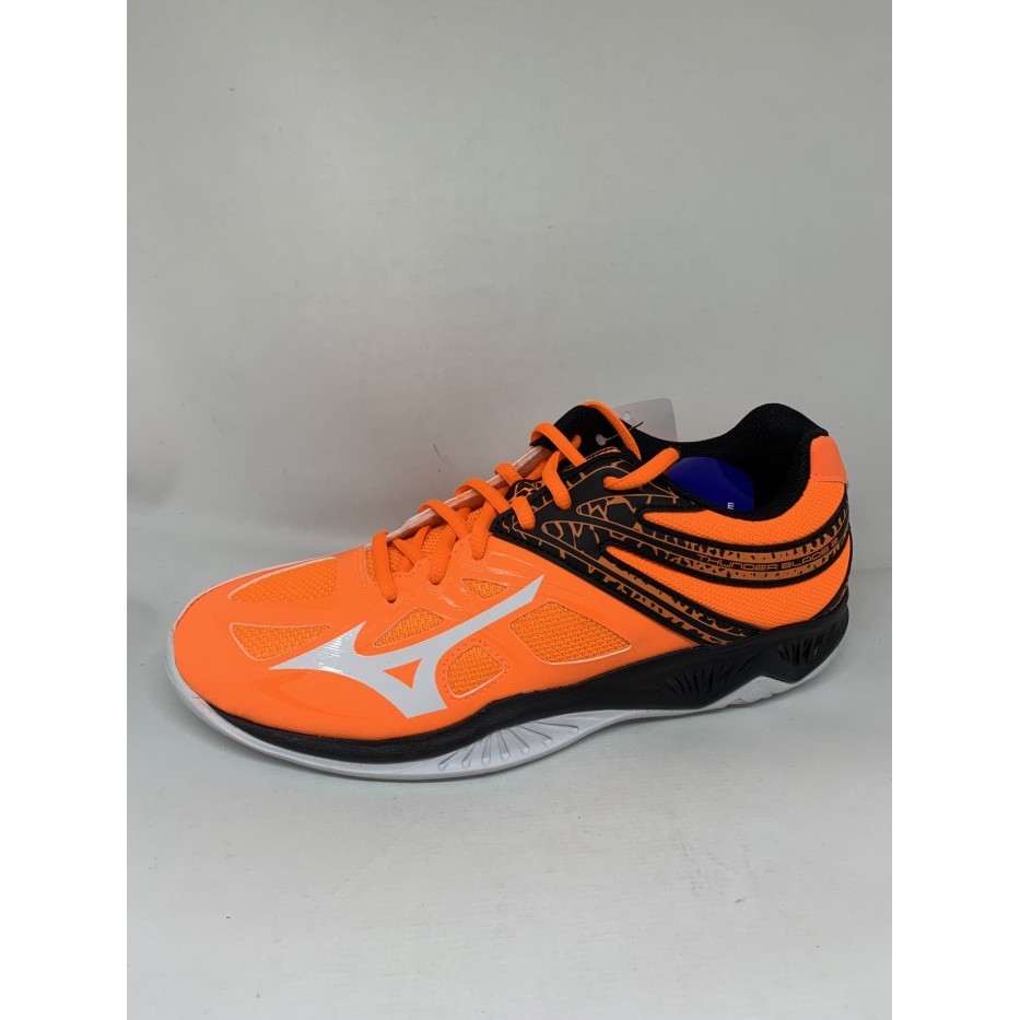 Murah Sepatu volley mizuno original Thunderblade LOW orange clown fish 2020 Non COD