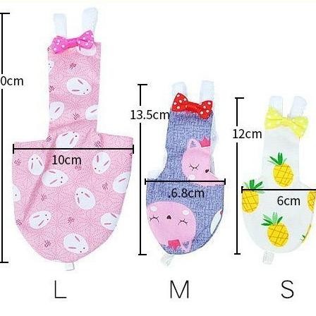 TG BAJU BURUNG PARROT PAMPERS S Pineapple Conure PEMPERS AVR-YW-0065 Small Parrot