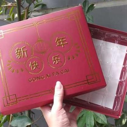 

BR - 10 SET KEMASAN KUE/KOTAK KUE/BOX PACKAGING/HAMPERS IMLEK CHINESE NEW YEAR TERLARIS