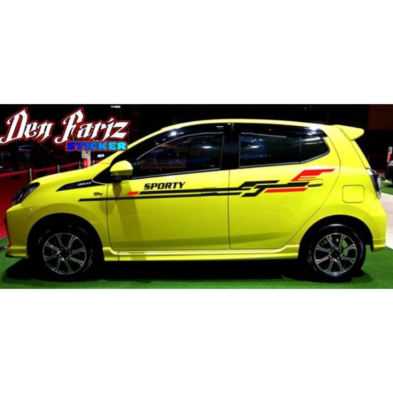 Bisa Cod Stiker Mobil Ayla Stiker Mobil Ayla Kuning Stiker Mobil Ayla Keren Stiker Mobil Calya Atike