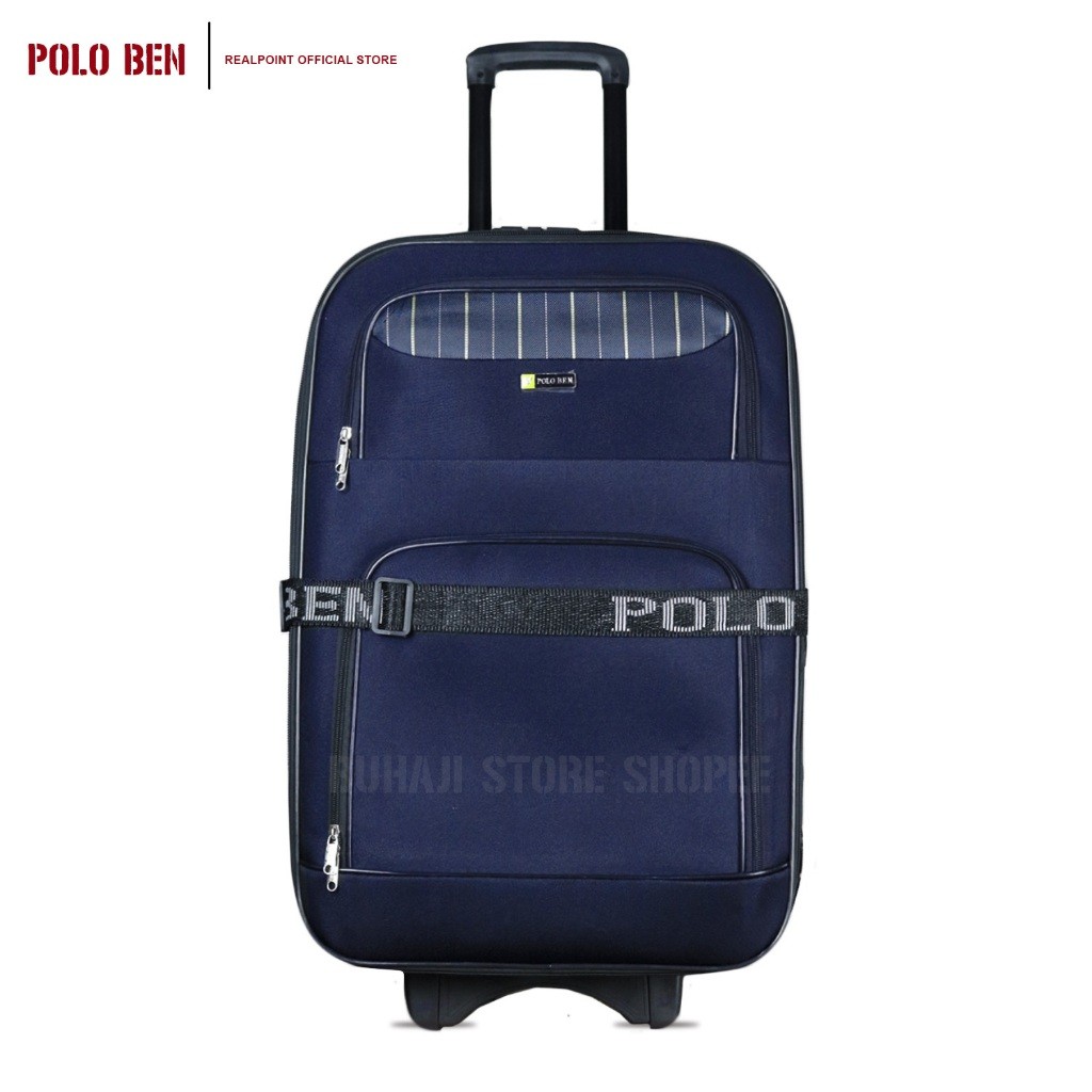 Terbaru Polo Ben Koper Kain Kanvas Size 16-24 Inch / Koper Kain Kanvas Original Kabin & Bagasi
