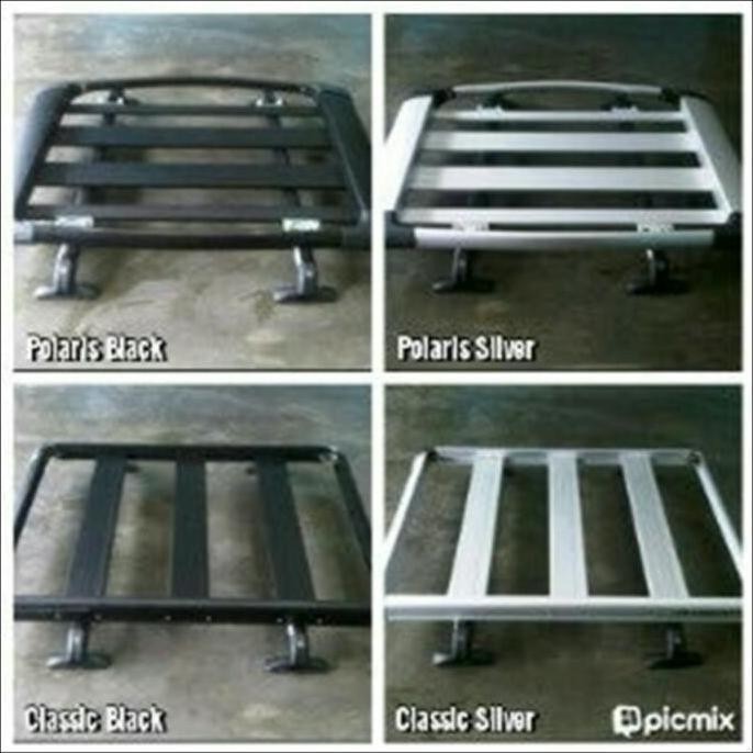 Roof Rack / Rak Atas Plus Cross Bar Mobil Toyota Fortuner