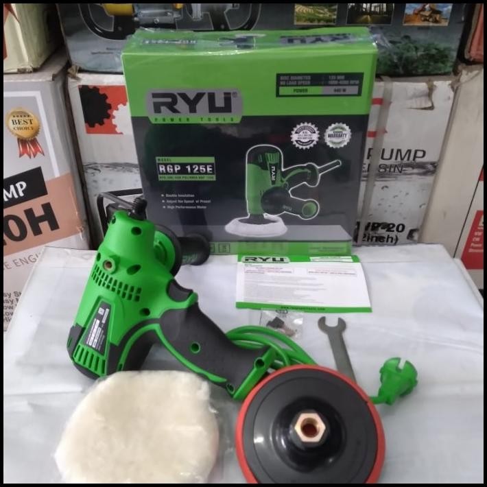 GRATIS ONGKIR MESIN POLES RYU RGP 125E//POLISHER RYU TEKIRO 
