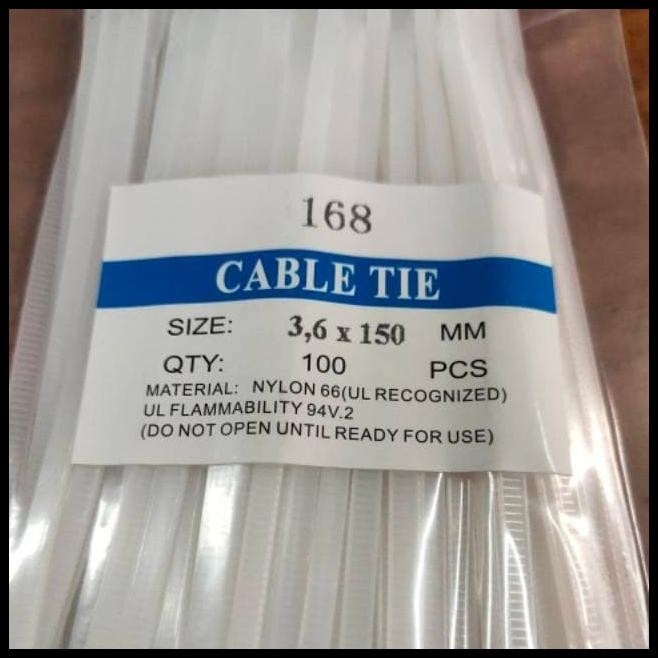 

GRATIS ONGKIR TALI SEGEL PLASTIK 3,6 X 150 MM , CABLE TIES - KABEL TIES - ISI 100 PC !!!