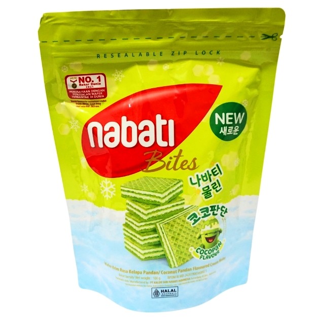 

S22622 NABATI BITES COCOPAN WAFER 100GR POUCH MAJU BERSAMA (20250303)