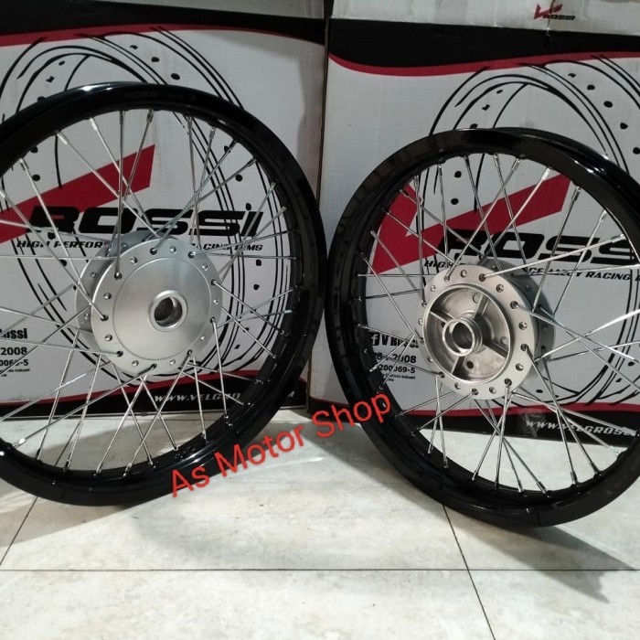 VELG SET ROSSI HONDA WIN DEPAN 160 RING 18 BELAKANG 185 17 TROMOL SET
