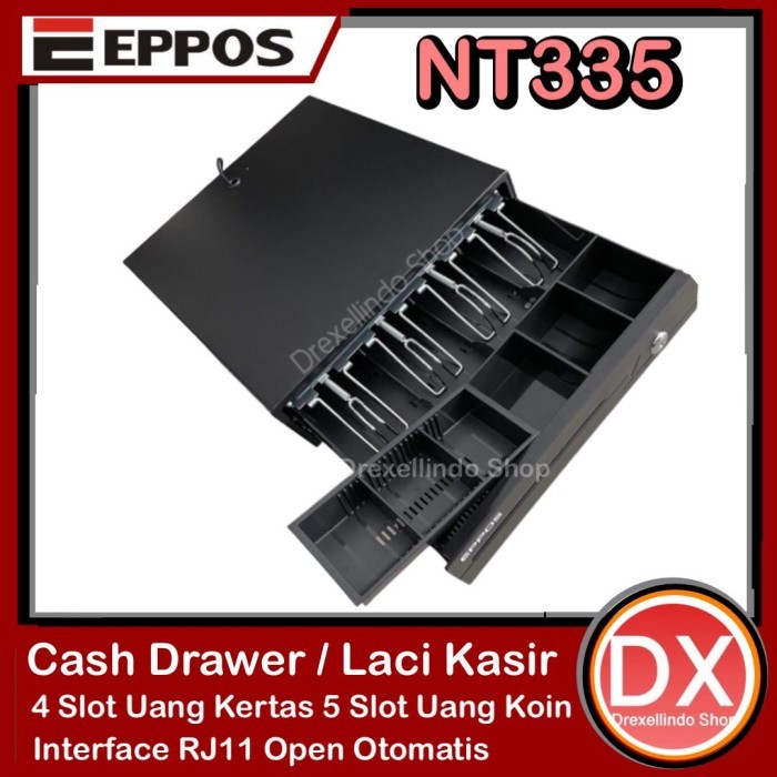 TERBARU Cash Drawer / Laci Kasir EPPOS NT335 RJ11