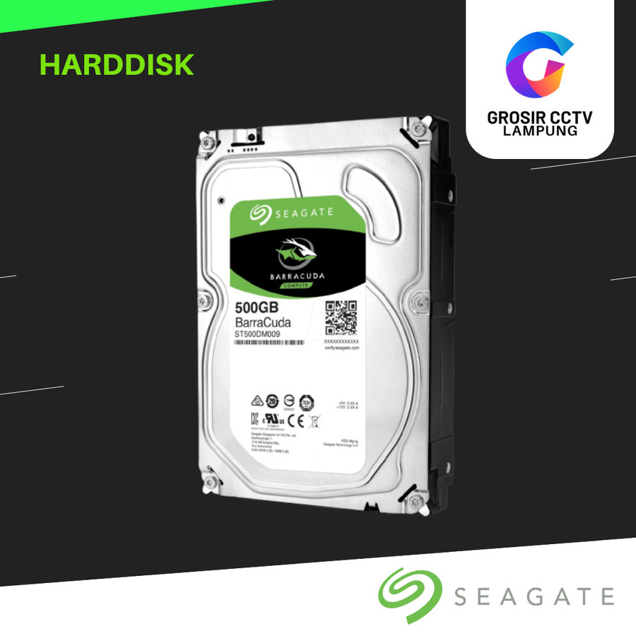 Harddisk HDD 500gb Seagate CCTV / Komputer