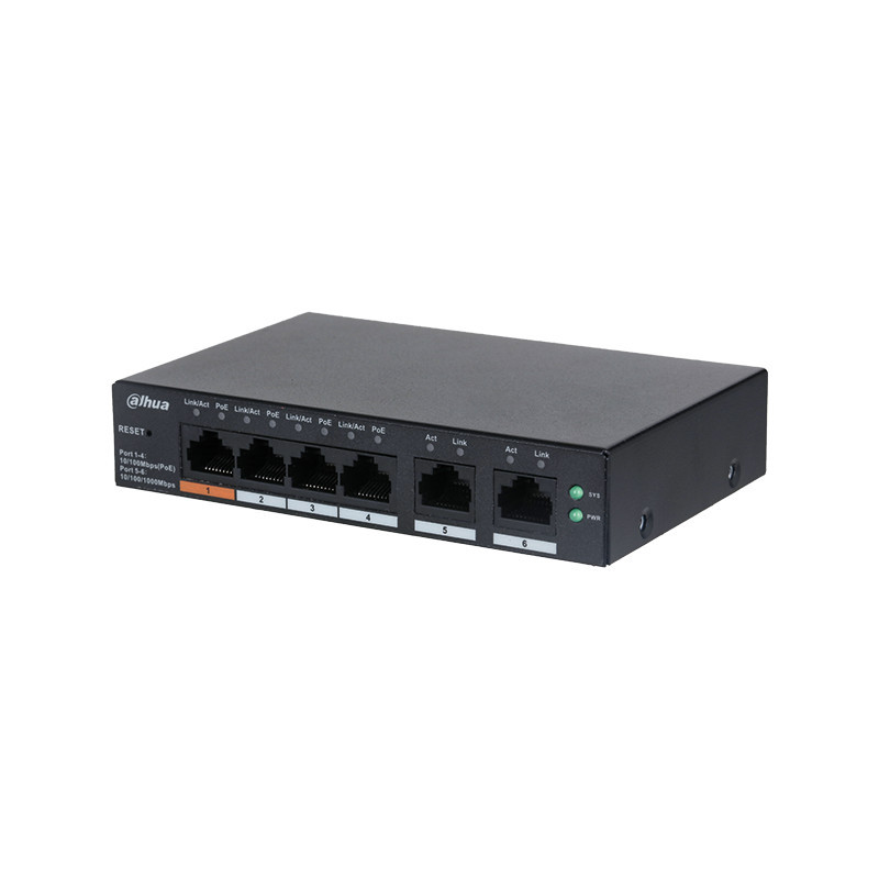 SWITCH POE 4 PORT+2 UPLINK CLOUD MANAGED SWITCH