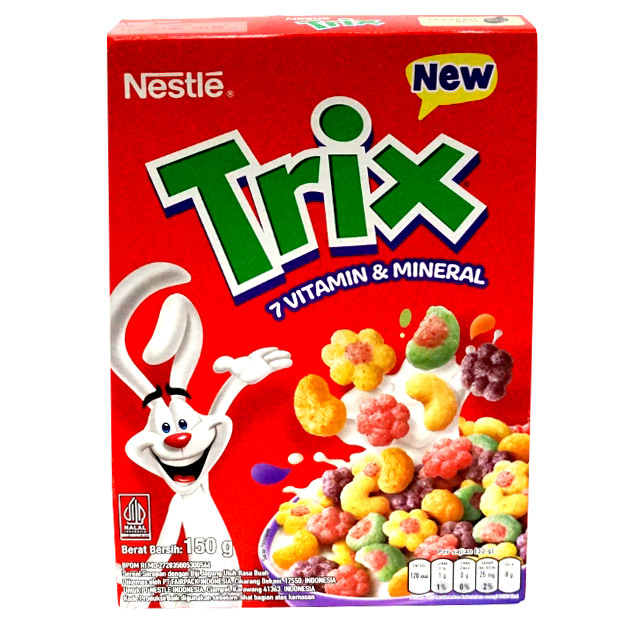 

S23081 NESTLE TRIX BIJI JAGUNG RASA BUAH SEREAL 150GR MAJU BERSAMA (20250420)