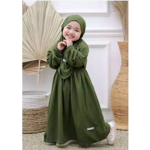 Gamis Kid Murah Syar'I Kids Umur Tanggung Gemis Perempuan Ghamis Gmis Anak Terbaru2025 Amak Baju Mus
