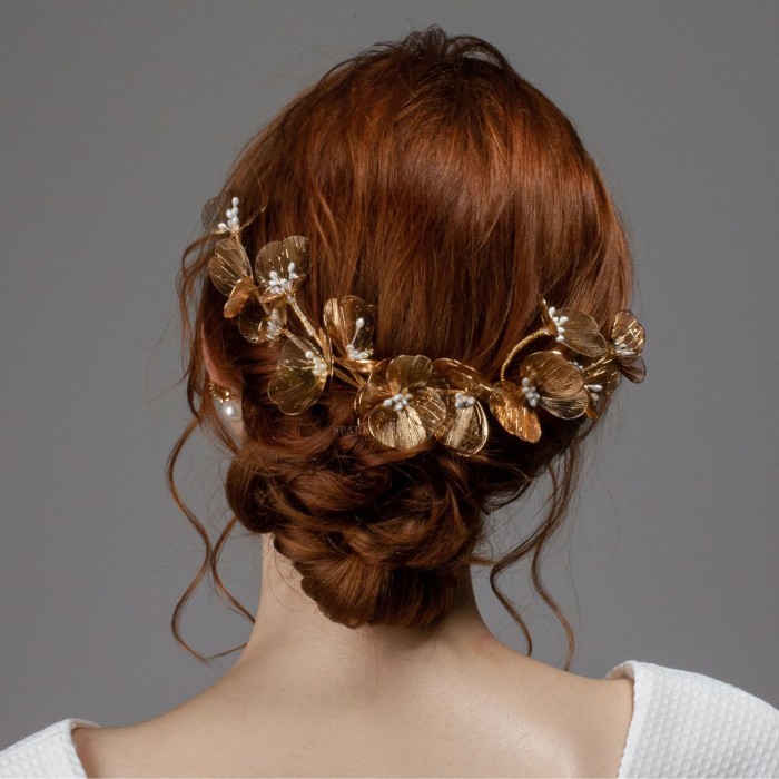 TERBARU Aspen Hairpiece (Gold) PROMO