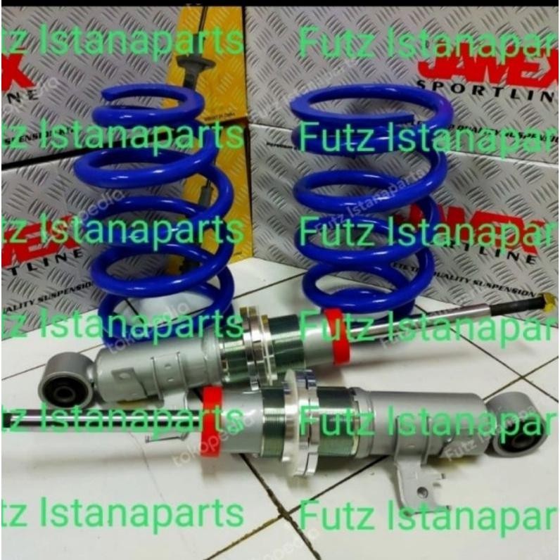 Coilover Shock Breaker Jamex Adjustable Innova / Reborn Depan Original
