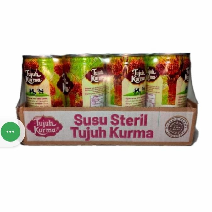 

Baru Susu Steril Tujuh Kurma 200 Ml Dus 12 Kaleng