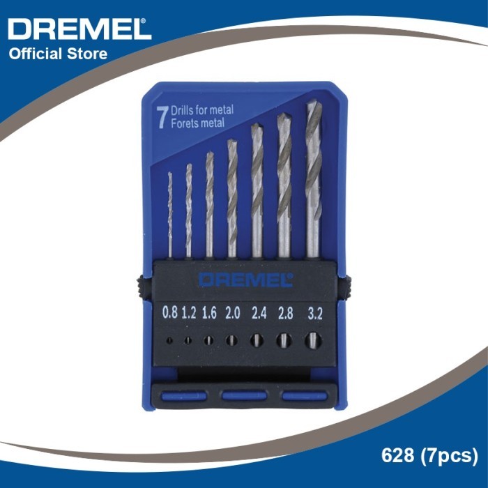 DREMEL 628 Precision Drill Bit Set (7pc) / Mata Bor